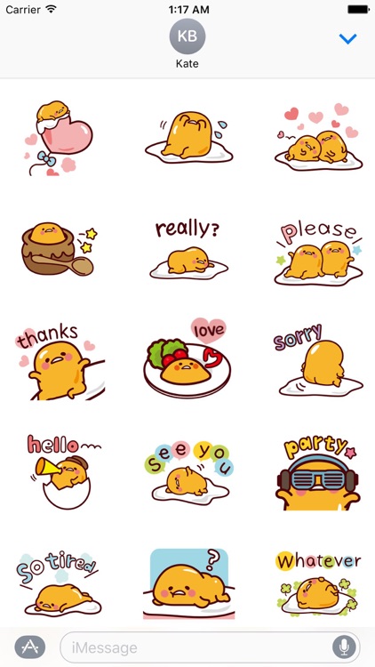 Animated Cute Tiny Egg Sticker