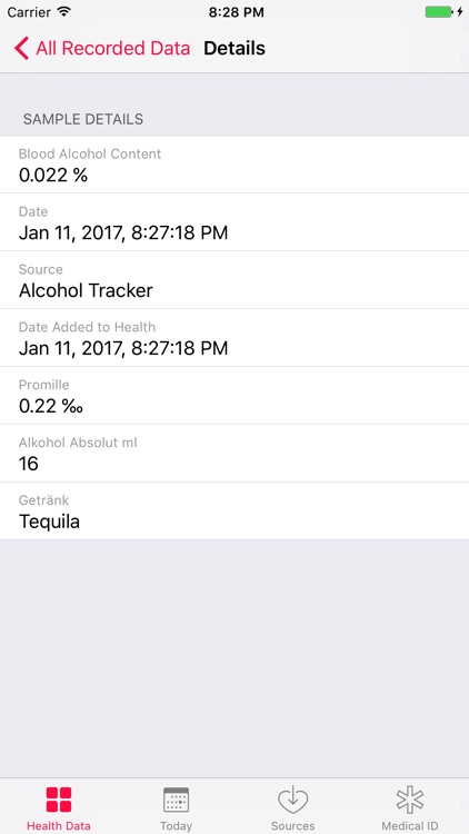 Blood Alcohol Track Calculator screenshot-3