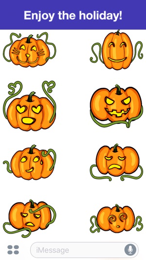 Pumpkins - Halloween stickers(圖4)-速報App