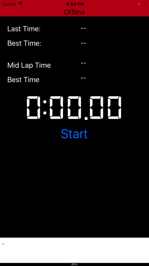 Raser Motorsports Track Timer