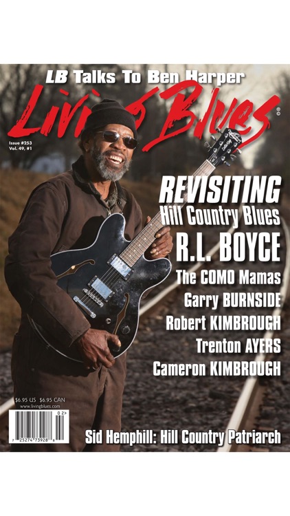 LIVING BLUES MAGAZINE screenshot-3