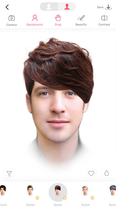 i Hairstyle-hair color changer screenshot 2