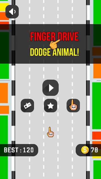 Finger Drive : Dodge Animal!