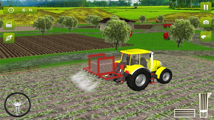 Real Farming Tractor Simulator Harvesting Season