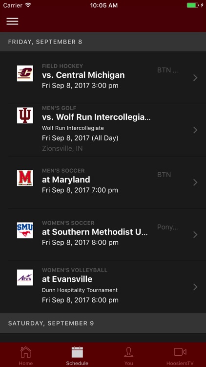 Indiana Hoosiers Official App