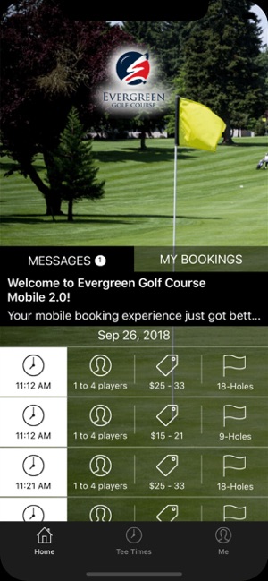 Evergreen Golf Tee Times(圖1)-速報App