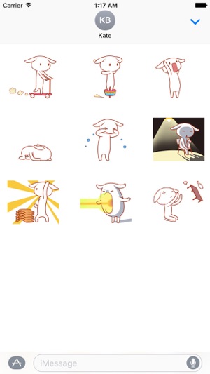 Animated Lovely Bunny Sticker(圖2)-速報App