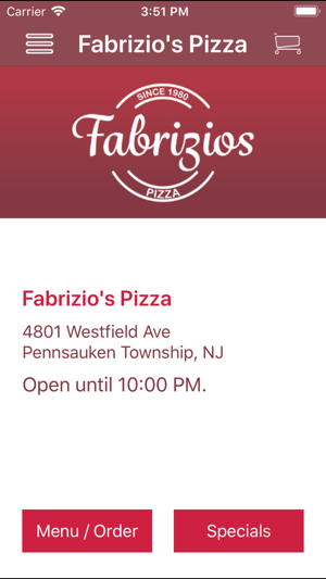 Fabrizio's Pizza(圖1)-速報App