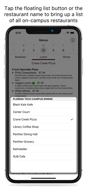 Menus - Florida Tech(圖2)-速報App