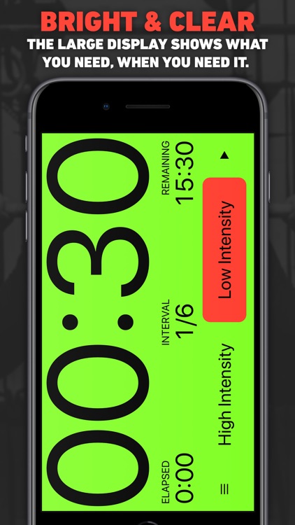 Seconds Interval Timer HIIT