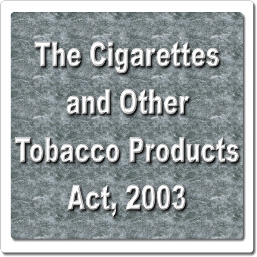 Cigarettes Products Act 2003 by Rachit Technology Pvt Ltd