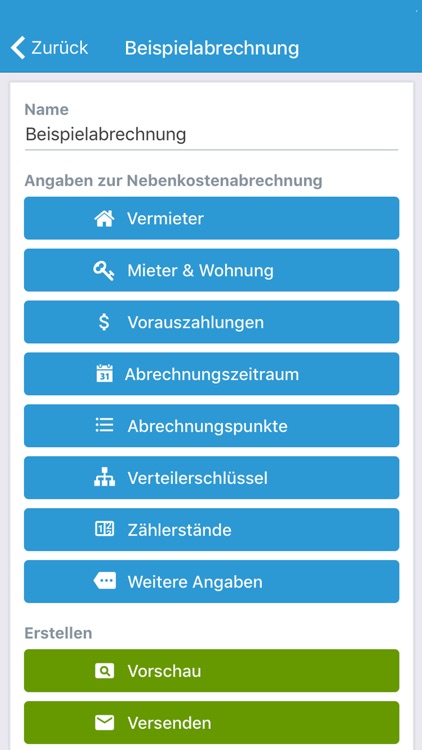Nebenkosten App