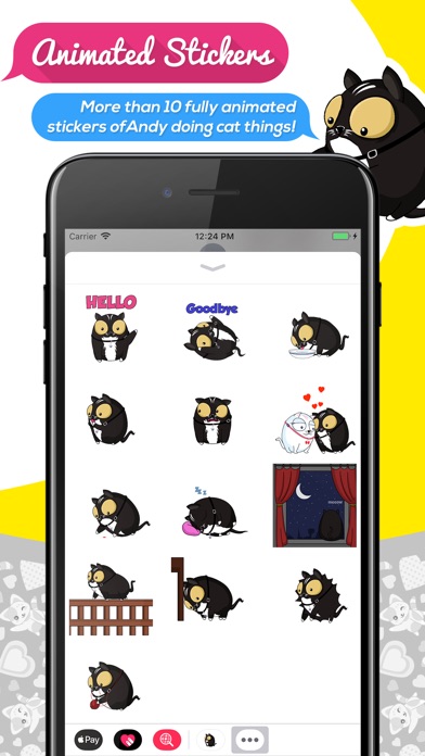 Andy the Cat Stickers screenshot 2
