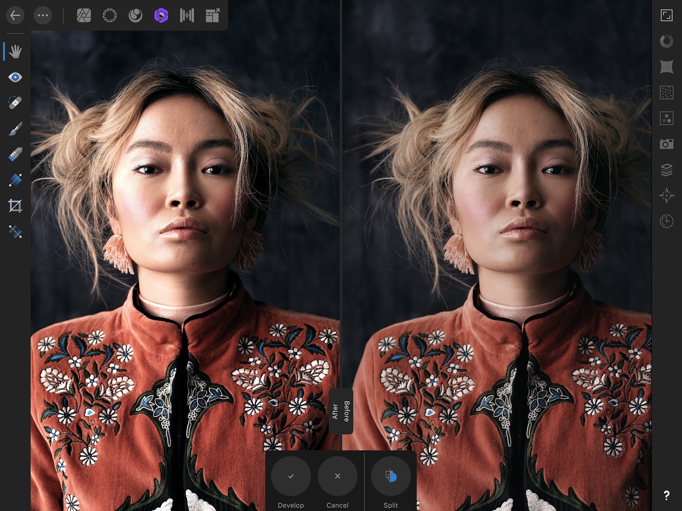 Screenshot do app Affinity Photo