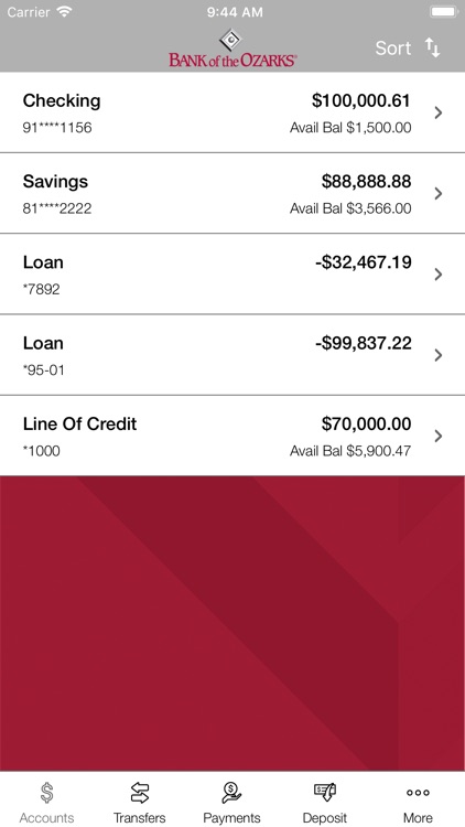 Bank of the Ozarks Mobile