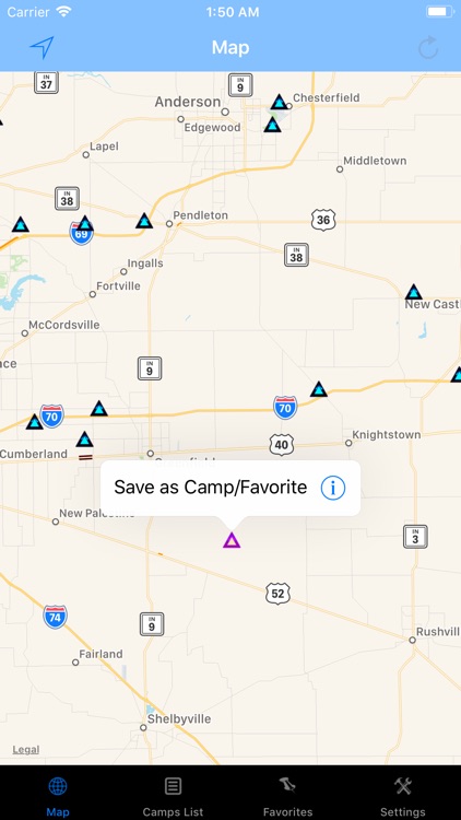 Indiana – Camping & RV spots screenshot-3