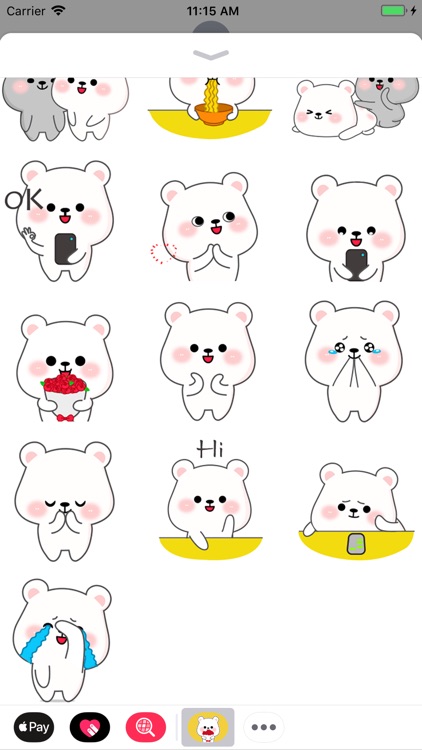 Misa Bear Animated Stickers