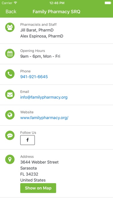 Family Pharmacy SRQ screenshot 2