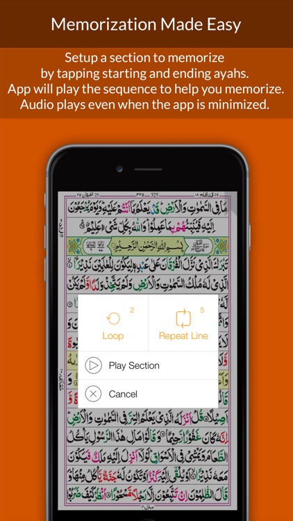 Quran 16 Line screenshot-4