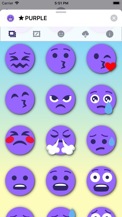 PURPLE Emoji • Stickers screenshot-5