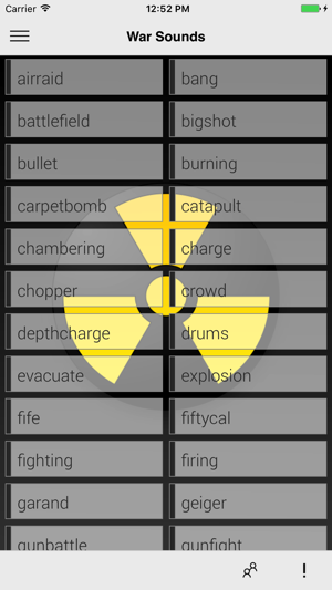 War Sounds Soundboard