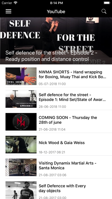 Nick Wood Martial Arts screenshot 2