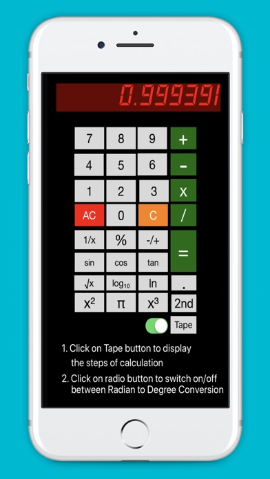 Free Scientific Calculator screenshot 2
