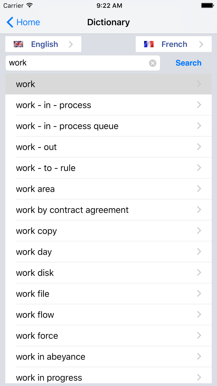 French/English Dictionary