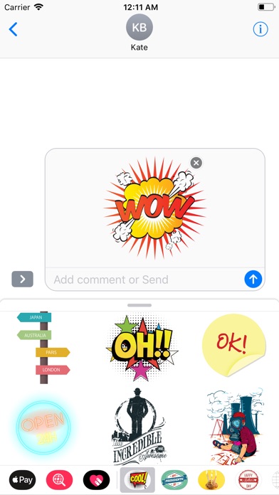 Cool Text Stickers screenshot 3