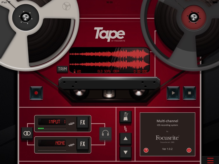 Tape by Focusrite