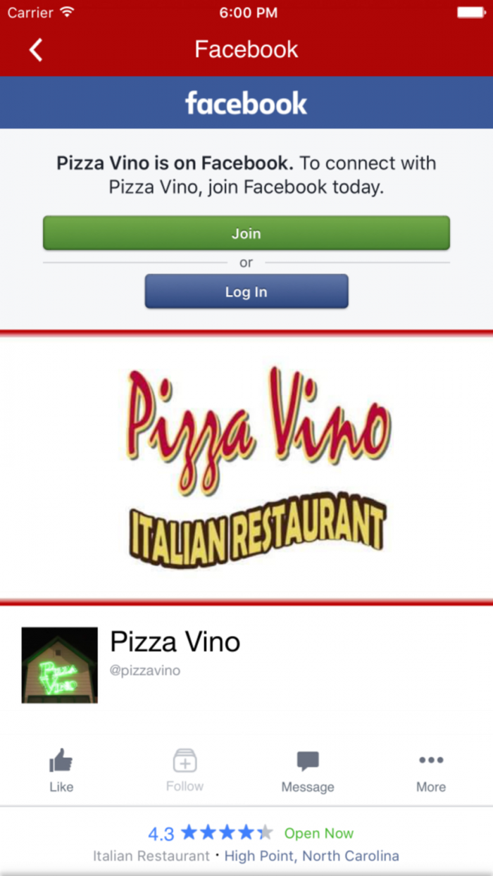 Pizza Vino