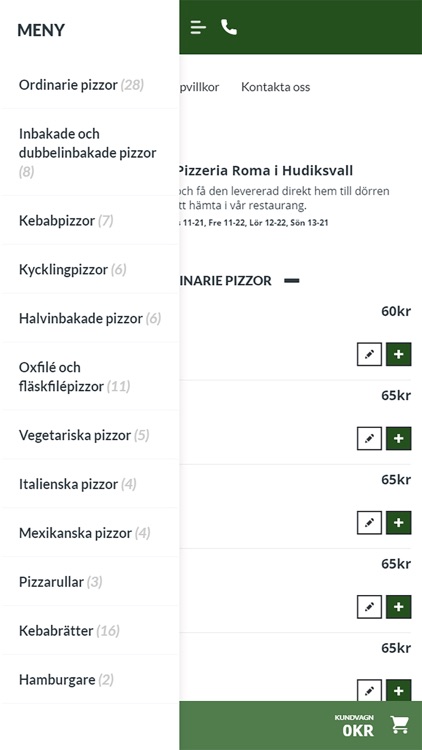 Pizzeria Roma i Hudiksvall