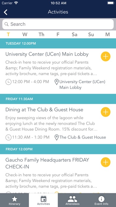 UCSB Parents & Family Weekend screenshot 3