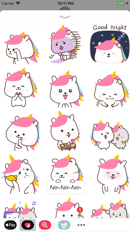 Bunnycorn Animated Stickers