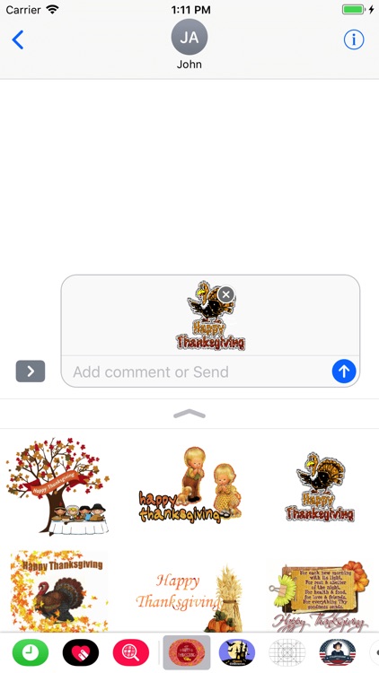 Thanksgiving Day GIF Stickers screenshot-3