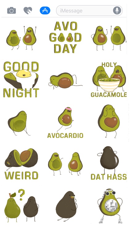 Avocado Stickers