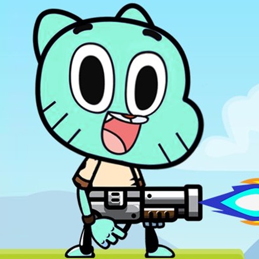 Blue Cat Gumballs Shoot iOS App