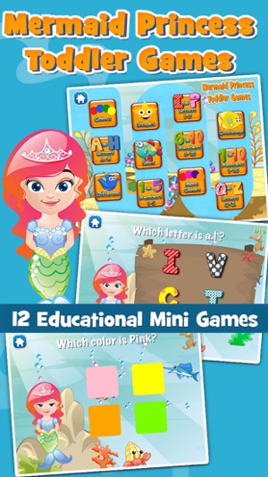 Mermaid Princess Toddler Under the Sea School(圖1)-速報App