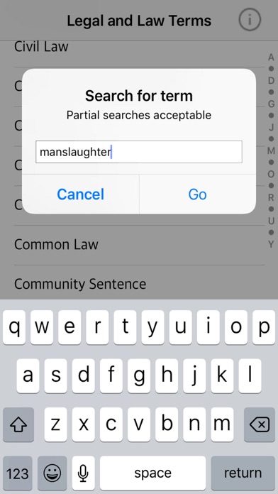 Legal and Law Terms screenshot 2