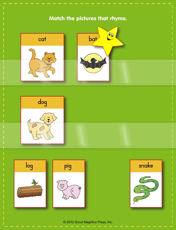 Pocket Charts! Rhyming Words