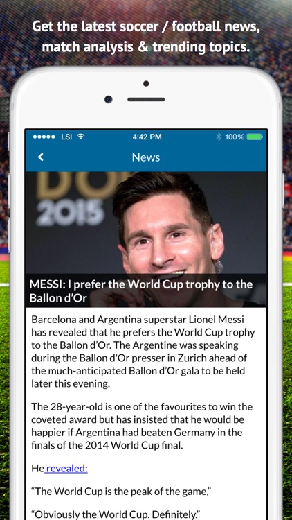 Live Soccer TV: Scores & Stats screenshot-4