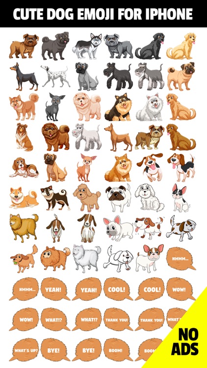 WOOFMOJI - New 2017 Dog Emoji Stickers App