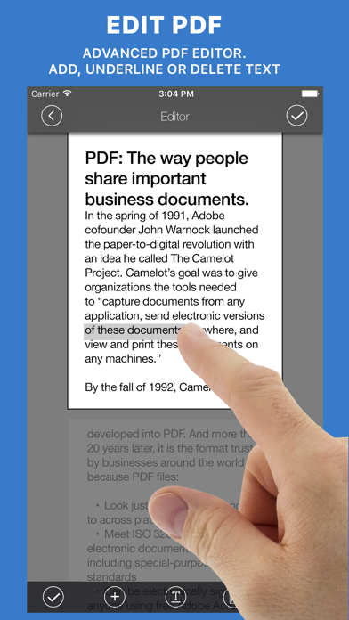 How to cancel & delete Documents Reader:files browser from iphone & ipad 4