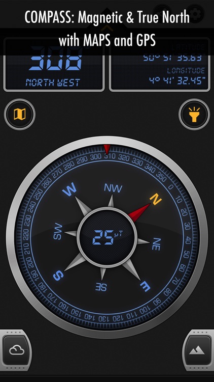 Compass 12: Magnetic/True North & GPS for Travel screenshot-4