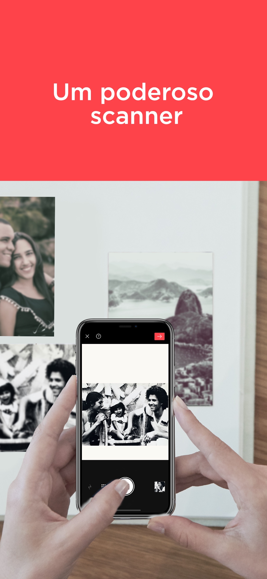 Screenshot do app Digitalizador de Fotos Plus