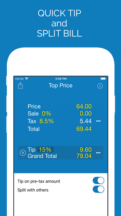 How to cancel & delete Top Price Sales Tax Calculator from iphone & ipad 4