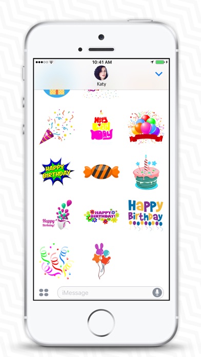 Birthday Stickers & Birthday Wishes - iMessage screenshot 4