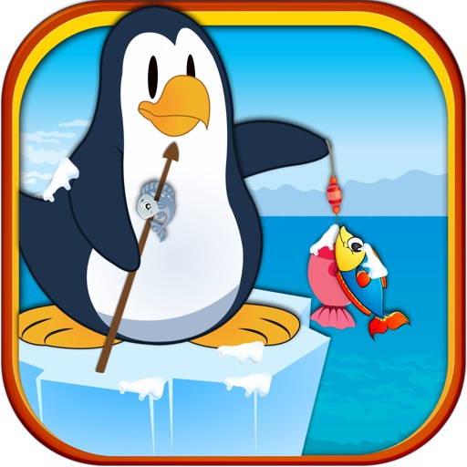 Frozen Fish - Penguin in Suit Ice Fishing Free icon