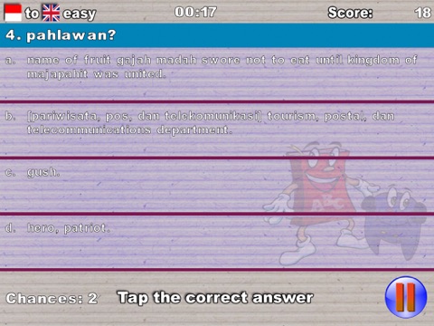 Kamus Lengkap Quiz Game HD screenshot 2