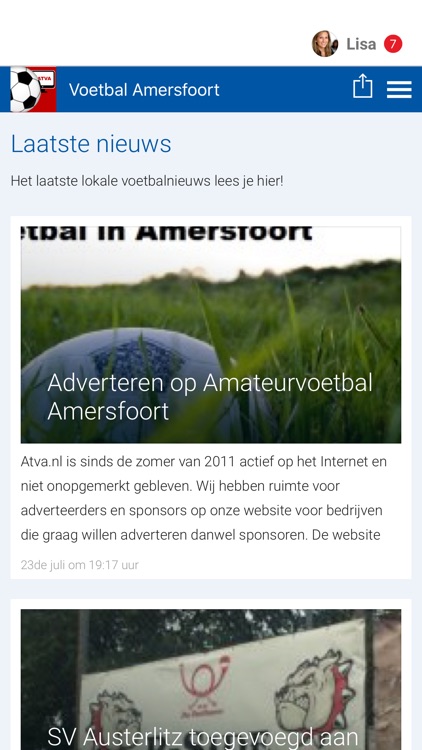 Voetbal Amersfoort